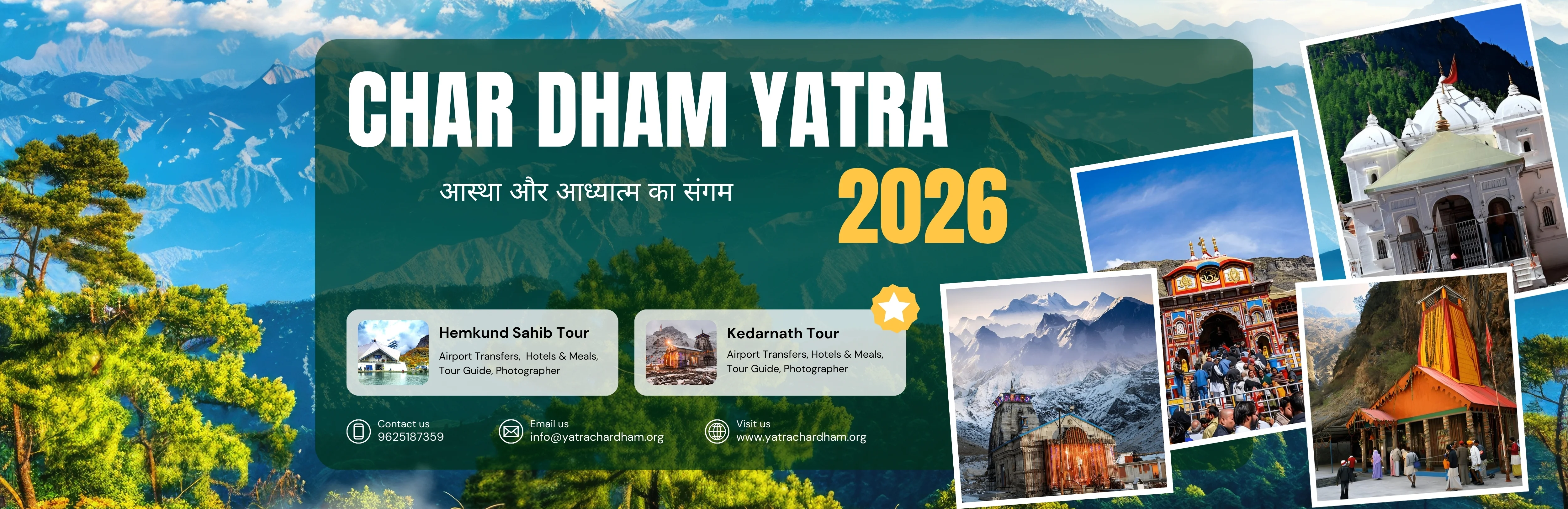 Chardham Yatra - Sacred Journey to Four Holy Temples